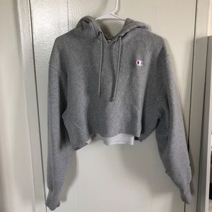 Cropped Champion hoodie